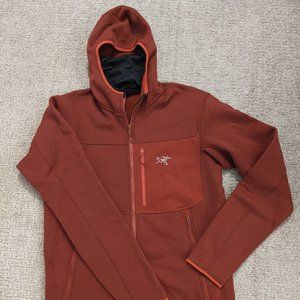 Arc'teryx Fortrez Hoodie Zip Fleece Jacket - Sangria Red